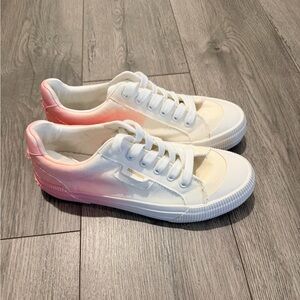 Rocketdog Womens White and Pink Sneakers